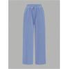 image:image2 Pack Girls Sweatpants Wide Leg Elastic Waist Pants with Pockets Baggy Joggers Track Pants TrendyMulticolor Blue
