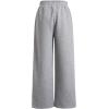 image:image2 Pack Girls Sweatpants Wide Leg Elastic Waist Pants with Pockets Baggy Joggers Track Pants TrendyPink and Grey