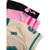 image:imageGirls 3 Packs Star Butterfly Graphic Tees Crew Neck Short Sleeve T Shirt Casual TopsBlack Beige Pink