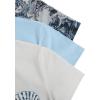 image:imageGirls 3 Packs Star Butterfly Graphic Tees Crew Neck Short Sleeve T Shirt Casual TopsWhite Blue Graphic