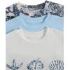 image:imageGirls 3 Packs Star Butterfly Graphic Tees Crew Neck Short Sleeve T Shirt Casual TopsWhite Blue Graphic