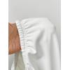 image:imageWomens Straight Leg Baggy Pants Drawstring Waist Casual Sweatpants Workout TrousersWhite
