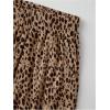 image:imageWomens Y2K Cheetah Wide Leg Pants Elastic Waist Long Corduroy Trousers with PocketsKhaki
