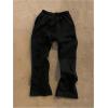 image:imageWomens Y2K Retro Letter Graphic Sweatpants Elastic Waist Wide Leg Drippy Pants Trousers StreetwearBlack