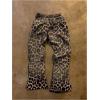 image:imageWomens Y2K Retro Letter Graphic Sweatpants Elastic Waist Wide Leg Drippy Pants Trousers StreetwearBrown Pattern