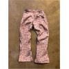 image:imageWomens Y2K Retro Letter Graphic Sweatpants Elastic Waist Wide Leg Drippy Pants Trousers StreetwearLight Pink