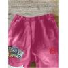 image:imageWomens Y2K Retro Letter Graphic Sweatpants Elastic Waist Wide Leg Drippy Pants Trousers StreetwearPink Letter