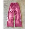 image:imageWomens Y2K Retro Letter Graphic Sweatpants Elastic Waist Wide Leg Drippy Pants Trousers StreetwearPink Letter