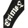 image:imageWomens Y2K Retro Letter Graphic Sweatpants Elastic Waist Wide Leg Drippy Pants Trousers StreetwearPure Black