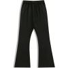 image:imageWomens Y2K Retro Letter Graphic Sweatpants Elastic Waist Wide Leg Drippy Pants Trousers StreetwearPure Black