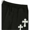 image:imageWomens Y2K Retro Letter Graphic Sweatpants Elastic Waist Wide Leg Drippy Pants Trousers StreetwearPure Black
