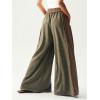 image:imageWomens Baggy Sweatpants Color Block Patchwork Wide Leg Sweat Pants Palazzo Flowy Pants JoggersMulticolor Print