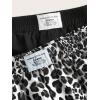 image:imageWomens Cheetah Leopard Pants Patched Elastic Waist Wide Leg Baggy Sweatpants Y2k Pants 2 PackBlack Grey Leopard