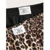 image:imageWomens Cheetah Leopard Pants Patched Elastic Waist Wide Leg Baggy Sweatpants Y2k Pants 2 PackMulticolor