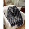 image:imageWomens Colorful Striped Sweatpants Baggy Drawstring Waisted Wide Leg Workout Long Fall Pants Y2k TrousersMulticolor