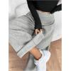 image:imageWomens Drawstring Elastic Waist Sweatpants Wide Leg Athletic PantsGrey