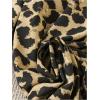 image:imageWomens Leopard Print Wide Leg Paperbag Pants Elastic High Waisted Casual Loose TrousersBrown