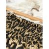 image:imageWomens Leopard Print Wide Leg Paperbag Pants Elastic High Waisted Casual Loose TrousersBrown