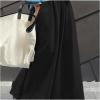image:imageWomens Wide Leg Sweatpants High Elastic Waist Flowy Palazzo Pants Loose Baggy Pants BottomsPure Black