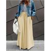 image:imageWomens Wide Leg Sweatpants High Elastic Waist Flowy Palazzo Pants Loose Baggy Pants BottomsYellow