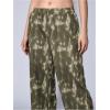 image:imageWomens Y2K Camo Maple Leaf Print Sweatpants Baggy Hip Pop Elastic Waist Long Pants StreetwearMix Green