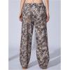image:imageWomens Y2K Camo Maple Leaf Print Sweatpants Baggy Hip Pop Elastic Waist Long Pants StreetwearMulticolor Grey