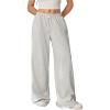 image:imageWomens Baggy Sweatpants Drawstring Wide Leg Sweatpants Sports Track Sweat Pants Trousers JoggersGrey