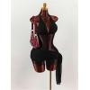 image:imageWomens Lace Sheer Mesh Bodycon Mini Dress Tie Side Wrap Ruched Hem Backless Halter Dress Party DressesBlack