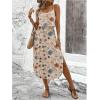 image:imageWomens Spaghetti Strap Tie Dye Cami Sun Dress Beach Midi Summer Dresses Resort Wear Vacation OutfitsFloral Multicolor