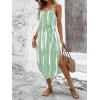 image:imageWomens Spaghetti Strap Tie Dye Cami Sun Dress Beach Midi Summer Dresses Resort Wear Vacation OutfitsGreen