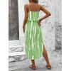 image:imageWomens Spaghetti Strap Tie Dye Cami Sun Dress Beach Midi Summer Dresses Resort Wear Vacation OutfitsTurquoise
