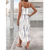 image:imageWomens Spaghetti Strap Tie Dye Cami Sun Dress Beach Midi Summer Dresses Resort Wear Vacation OutfitsWhite Multicolor