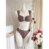image:imageWomens 2 Piece Bikini Sets Polka Dots Bras and Panties Summer Swimwear Beach WearMulticolor