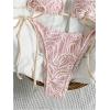 image:imageWomens 2 Piece Floral Bikini Sets Halter Triangle Bathing Suits Thongs Swimsuits Cheeky Swimwear Beach OutfitsPink