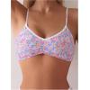 image:imageWomens 2 Piece Floral Bikini Sets V Neck Bras and Mid Rise Panties Swimwear Beach WearMulticolor