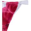 image:imageWomens 2 Piece Leopard Floral Bathing Suit Wireless Triangle Swimsuit High Waisted Bikini SetsHot Pink and White