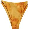 image:imageWomens 2 Piece Leopard Floral Bikini Sets Halter Triangle String Bathing Suit Starfish Metal SwimsuitsLight Yellow