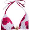 image:imageWomens 2 Piece Leopard Floral Bikini Sets Halter Triangle String Bathing Suit Starfish Metal SwimsuitsWhite and Red