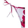 image:imageWomens 2 Piece Leopard Floral Bikini Sets Halter Triangle String Bathing Suit Starfish Metal SwimsuitsWhite and Red