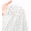 image:imageWomens Bathing Suit Cover Up Beach Shorts Hollow Out Crochet Coverups Beach Shorts 2 Pack SwimwearBlack and White