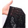 image:imageWomens Bathing Suit Cover Up Beach Shorts Hollow Out Crochet Coverups Beach Shorts 2 Pack SwimwearBlack and White