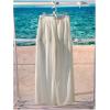 image:imageWomens Cover Up Beach Pants High Waist Sheer Mesh See Through Swimsuit Coverup Pants SwimwearBeige