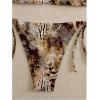 image:imageWomens Leopard Triangle String Bikini 2 Piece Cheetah High Cut Thong Cheeky Bathing Suits BeachwearMulticolor