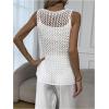 image:imageWomens Star Crochet Tank Tops Knit Sweater Vest Sleeveless Hollow Out Cover Up Summer Boho TopsWhite