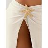 image:imageWomens Starfish Split Thigh Beach Skirt Skinny Vacation Bathing Suit Cover Up Skirts with CharmApricot