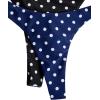 image:image2 Pack Leopard Print Bikini Sets Halter Triangle Top Brazilian Bottom Animal Print Swimwear BundleBlue and Black