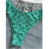 image:imageWomens 2 Piece Bikini Sets Geometrical Floral Print Twist Front Bras and High Waisted Thongs SwimwearMulticolor
