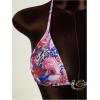 image:imageWomens 2 Piece Leopard Floral Bikini Sets Ring Triangle Halter Bathing Suit Tie Back SwimsuitMulticolor Floral