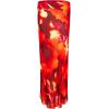 image:imageWomens 3 Piece Floral Cheeky Bikini Sets Halter String Swimsuit with Mesh Beach Cover Up SkirtMix Red