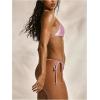 image:imageWomens Metallic Bikini Top Triangle String Tie Back Halter Swim Rave Tops Vacation BeachwearPink